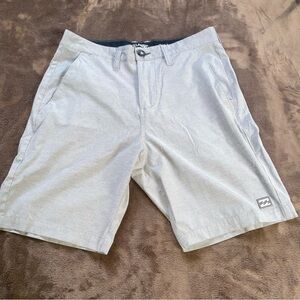 Billabong Crossfire Size 28 Hybrid Shorts - Light Grey New Y2K Streetwear Skater